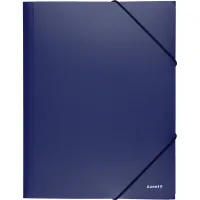 Folder with rubber bands Axent A4 500 μm blue (1508-02-A)
