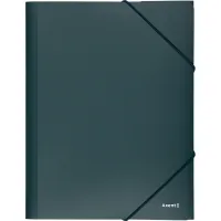 Folder with rubber bands Axent A4 500 μm green (1508-05-A)
