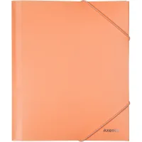 Axent elastic folder A5 410 micron Pastelini peach (1514-42-A)