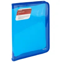 Axent zipped folder A4 550 micron Transparent Blue (1801-22-A)