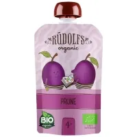 Дитяче пюре Rudolfs органічне чорнослив 4+, 90 г (4751017943106)