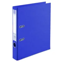 Folder - recorder Comix A4, 70 mm, PP, double-sided, blue (FOLD-COM-A306-BL)