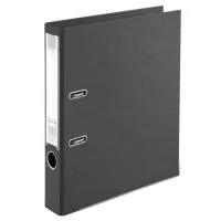 Folder - recorder Comix A4, 70 mm, PP, double-sided, black (FOLD-COM-A306-B)