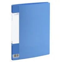 Folder with files Comix A4, with 10 files, blue (FOLD-COM-PF10AK-BL)
