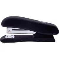 Stapler Buromax RUBBER TOUCH, 20 sheets, staples #24; 26, 127x54x33 mm, black (BM.4202-01)