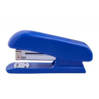 Buromax plastic stapler, 20 sheets, staples #24; 26, 126x32x55 mm, blue (BM.4212-02)