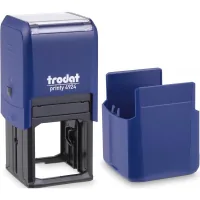 Trodat stamp and die equipment for round stamp d40 mm in assortment (4924-blue/4924P2F BLACK)