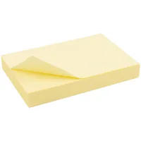 Paper for notes Axent 50x75mm, 100 sheets yellow (D3312-01)
