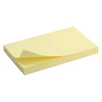 Paper for notes Axent 75x125mm, 100 sheets yellow (D3316-01)