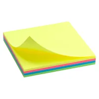 Paper for notes Axent 75x75mm, 100 sheets neon (D3325-02)