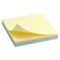 Paper for notes Axent 75x75mm, 100 sheets of pastel colors (D3325-01)