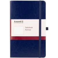 Notebook Axent Partner Lux, 125x195 mm, 96 sheets, cell, hard cover, blue (8202-02-A)