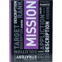 Axent Colors office book A4, 80 sheets, cell, purple (8421-07-A)