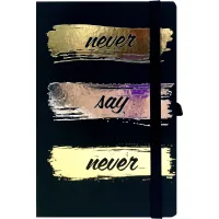 Notebook Buromax Idea on an elastic band 136x207 mm 96 sheets in a cell Black (BM.255104-01)