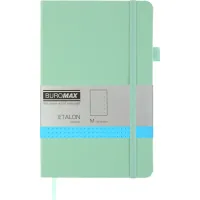 Notebook Buromax Etalon 125x195 mm 96 sheets in a dot cover made of artificial leather Mint (BM.291360-38)
