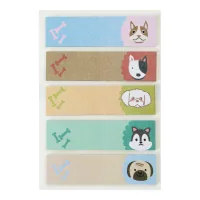 Sticker bookmark ZiBi paper KIDS Line DOGS 45x12 mm 5 x 20 sheets (ZB.15101)