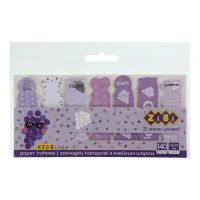 Sticker-bookmark ZiBi paper Grape with an adhesive layer 65x18 mm 7 x 20 sheets (ZB.15102)