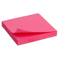 Axent sticky note paper neon pink 75x75mm, 100 sheets (D3414-13)