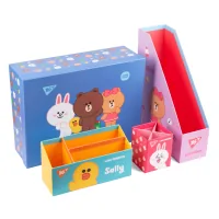 Table set Yes Line Friends cardboard, 4 items (450104)