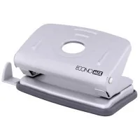 Economix hole punch with a ruler of 20 sheets Silver (E40131)
