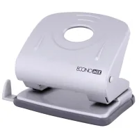Economix hole punch with a ruler of 30 sheets Silver (E40132)