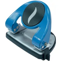 Economix hole punch with a ruler of 30 sheets Blue (E40118)