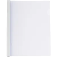 Economix A4 quick-stitch folder with 15 mm clip bar (2-95 sheets), white (E31211-14)