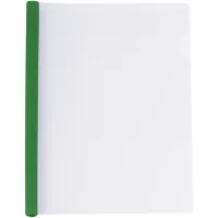 Economix A4 quick-stitch folder with 15 mm clip bar (2-95 sheets), green (E31211-04)