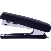 Stapler Buromax RUBBER TOUCH No. 10, 12 sheets 107x25x54 mm, black (BM.4128-01)