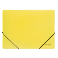 Folder on rubber bands Economix A4 texture "orange", yellow (E31633-05)