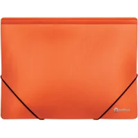 Folder with rubber bands Optima A4 two-color, orange (O30698-06)