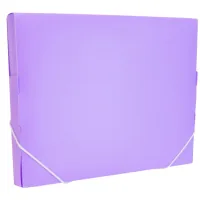Folder with rubber bands Optima A4 30 mm, lavender (O35616-88)