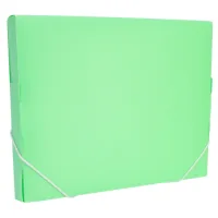 Folder with elastic bands Optima A4 30 mm, pastel green (O35616-84)
