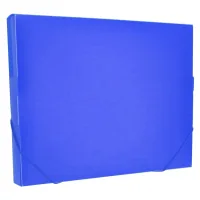Folder with elastic bands Optima A4 30 mm, blue (O35616-02)
