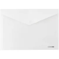 Folder - envelope Economix A4 180 micron texture "gloss", white (E31301-14)
