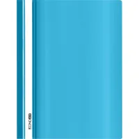 Folder Economix A4 without perforation, texture "gloss", blue (E31511-11)