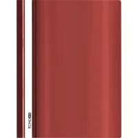 Folder Economix A4 without perforation, texture "gloss", burgundy (E31511-18)