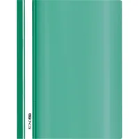 Folder Economix A4 without perforation, texture "gloss", green (E31511-04)