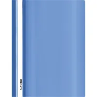 Folder Economix A4 without perforation, texture "gloss", blue (E31511-02)