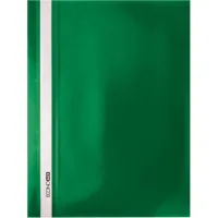 Folder Economix A4 without perforation, texture "orange", green (E31509-04)