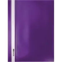 Folder Economix A4 without perforation, texture "orange", purple (E31509-12)