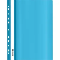 Folder Economix A4 with perforation, texture "gloss", turquoise (E31510-21)