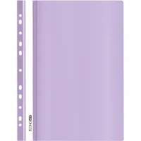 Economix A4 quick-stitch folder with perforation, texture "gloss", lavender (E31510-88)