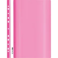 Economix A4 quick-stitch folder with perforation, texture "gloss", pink (E31510-09)