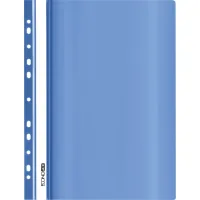 Economix A4 quick-stitch folder with perforation, texture "gloss", blue (E31510-02)