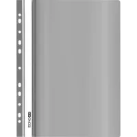 Economix A4 quick-stitch folder with perforation, texture "gloss", gray (E31510-10)