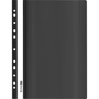 Economix A4 quick-stitch folder with perforation, "glossy" texture, black (E31510-01)