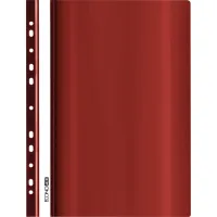 Economix A4 quick-stitch folder with perforation, texture "gloss", burgundy (E31510-18)