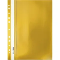 Economix A4 quick-stitch folder with perforation, texture "orange", yellow (E31508-05)