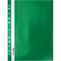 Economix A4 folder with perforation, texture "orange", green (E31508-04)